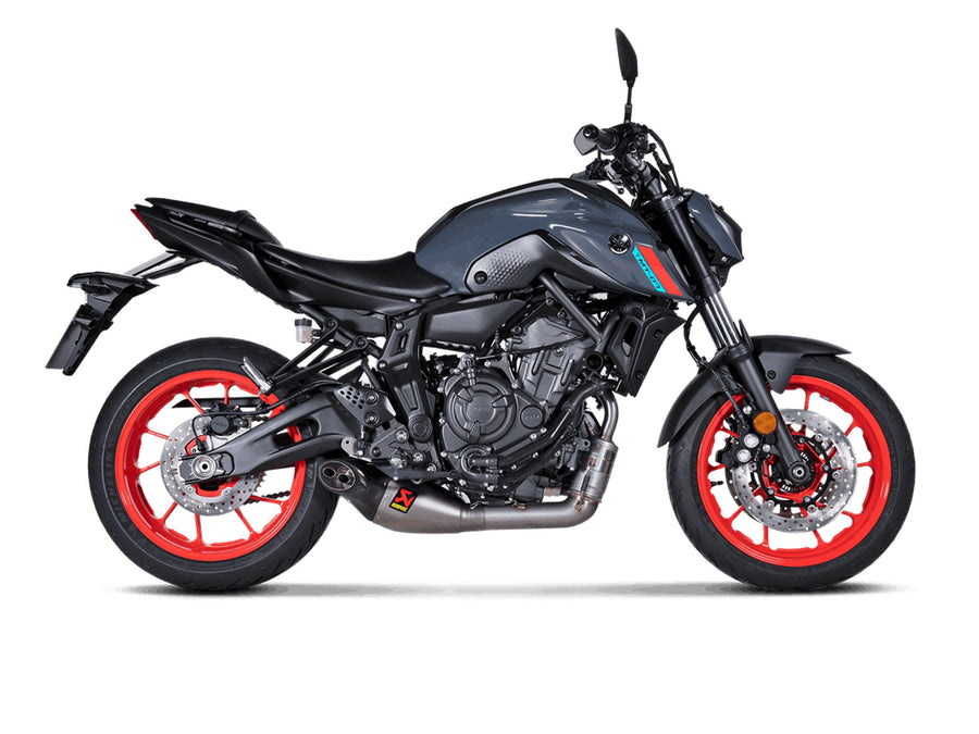 YAMAHA MT 07 [2021-2024] - výfukový systém Racing Line (titan)