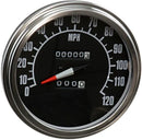 harley davidson fxsts [DRAG SPECIALTIES] – 5" rychloměr FL-Style 2240:60 s jazýčkovým spínačem-1