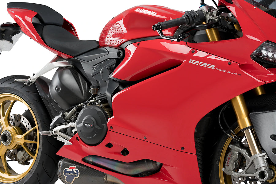 DUCATI 1299 PANIGALE [2017] - Motorschutzabdeckungs-Kit | Schwarz | PUIG 20138N