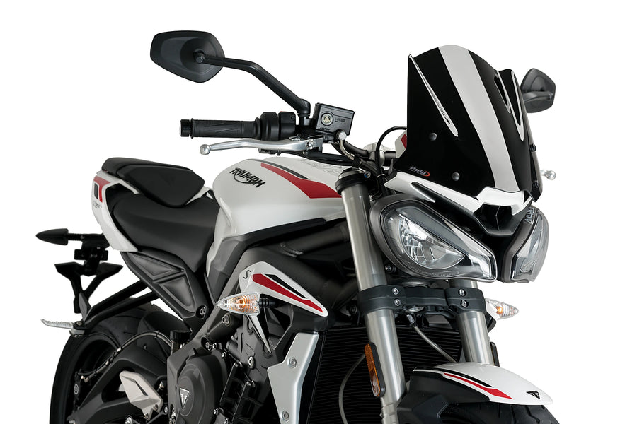 BMW F 900 R [2025] - Sportovní čelní sklo nové generace | Černá | PUIG 20432N