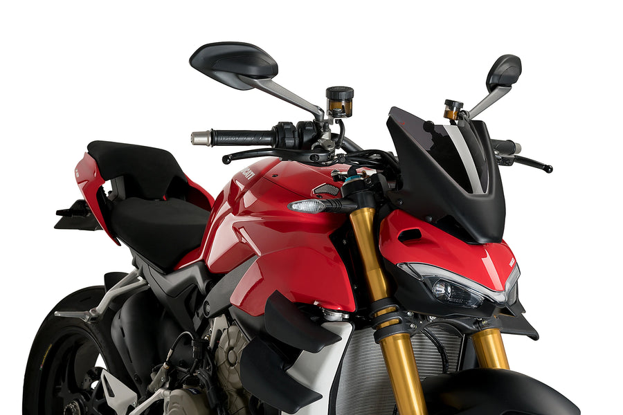 DUCATI STREETFIGHTER V4S [2024] - Sportovní čelní sklo nové generace | Silně tónovaný | PUIG 20467F