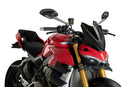 DUCATI STREETFIGHTER V4S [2024] - Sportovní čelní sklo nové generace | Černá | PUIG 20467N