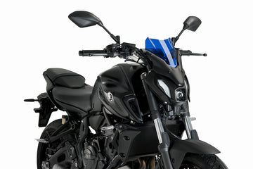 TRIUMPH BONNEVILLE T 120 BLACK [2025] - Sportovní čelní sklo nové generace | Modrá | PUIG 20618A