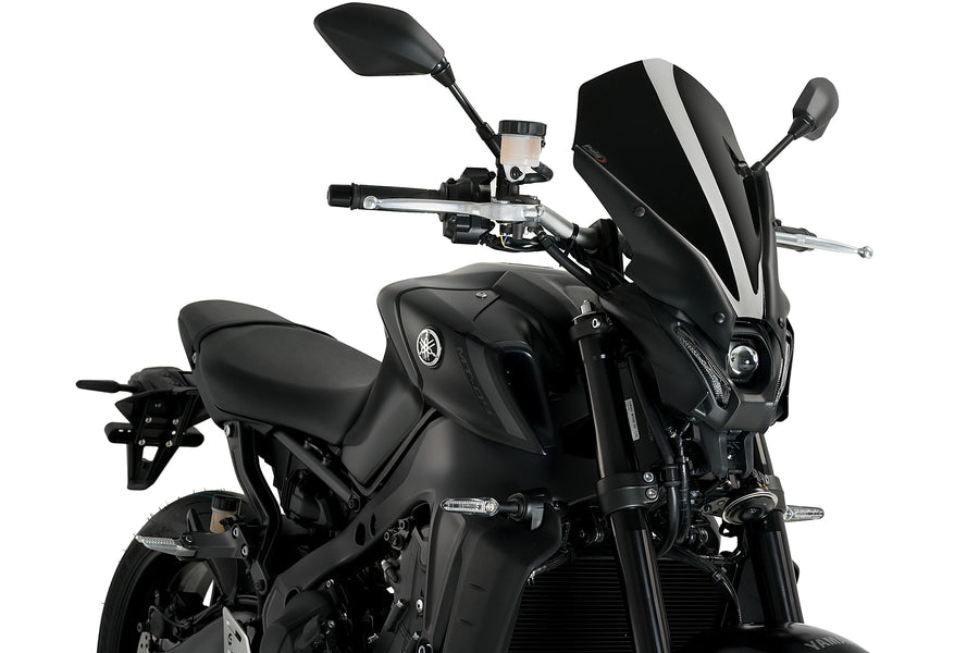 YAMAHA MT-09 SP [2023] – cestovní čelní sklo nové generace | Černá | PUIG 20645N