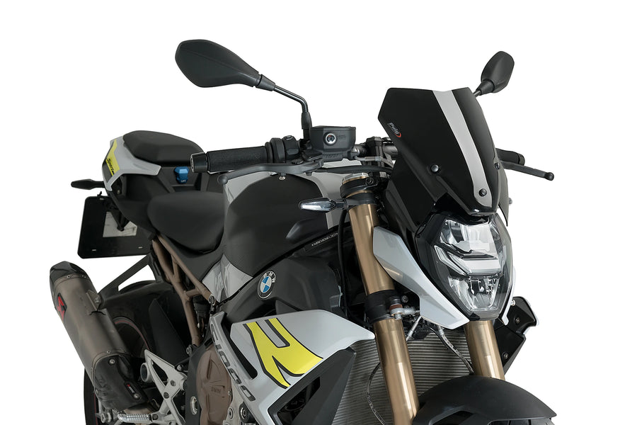 BMW M 1000 R [2024] - Sportovní čelní sklo nové generace PUIG | Černá | PUIG 20887N