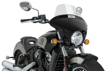 TRIUMPH BONNEVILLE T 120 BLACK [2025] - Touring Batwing SML | Klar | PUIG 21072W