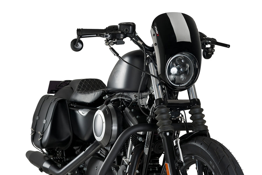 HARLEY-DAVIDSON SPORTSTER 883 IRON XL883N [2022] - Kryt lampy Anarchy | Černá | PUIG 21083N
