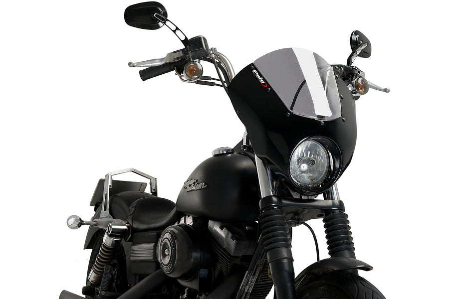 HARLEY-DAVIDSON DYNA STREET BOB FXDB-I [2006] - Dark Night Half Fairing | Tónované | PUIG 21095H
