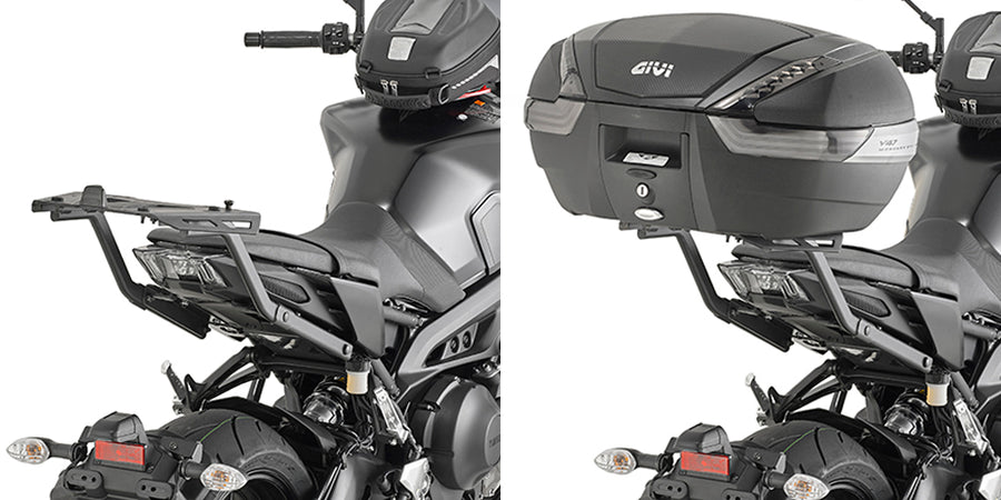 Yamaha MT 09 [GIVI] - Nosič horního kufru pro pouzdra MONOKEY® nebo MONOLOCK® k montáži na desku MONOKEY® M5