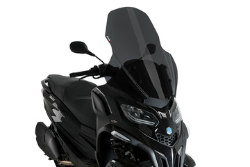 PIAGGIO MP3 530 EXCLUSIVE [2025] - cestovní čelní sklo V-Tech Line | Silně tónovaný | PUIG 21374F