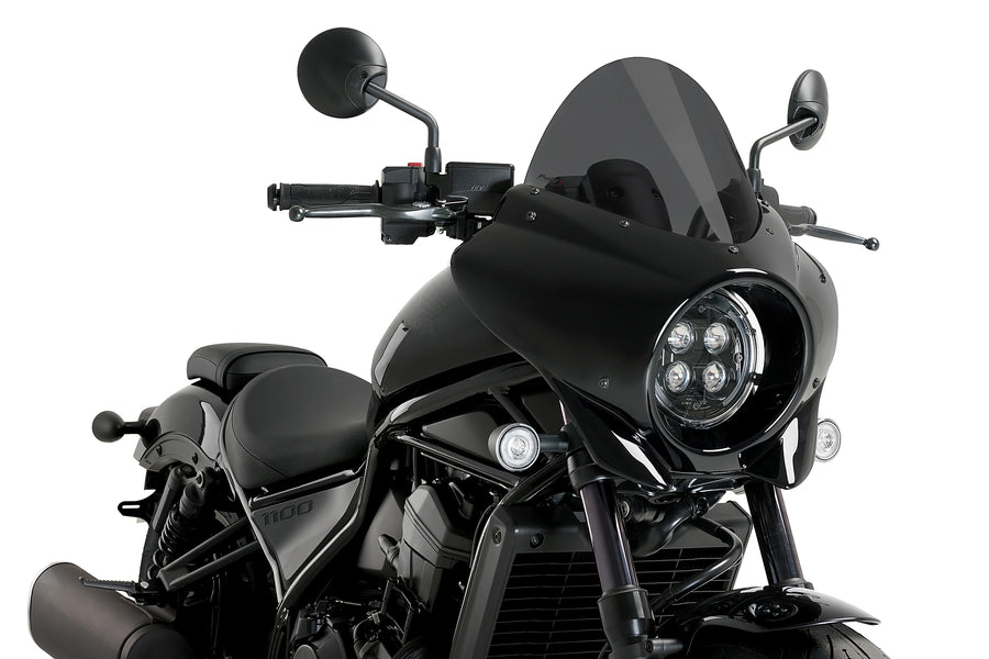 HONDA CMX 1100 REBEL DCT [2025] - poloskořepinová kapotáž Mirage Touring | Silně tónovaný | PUIG 21461F