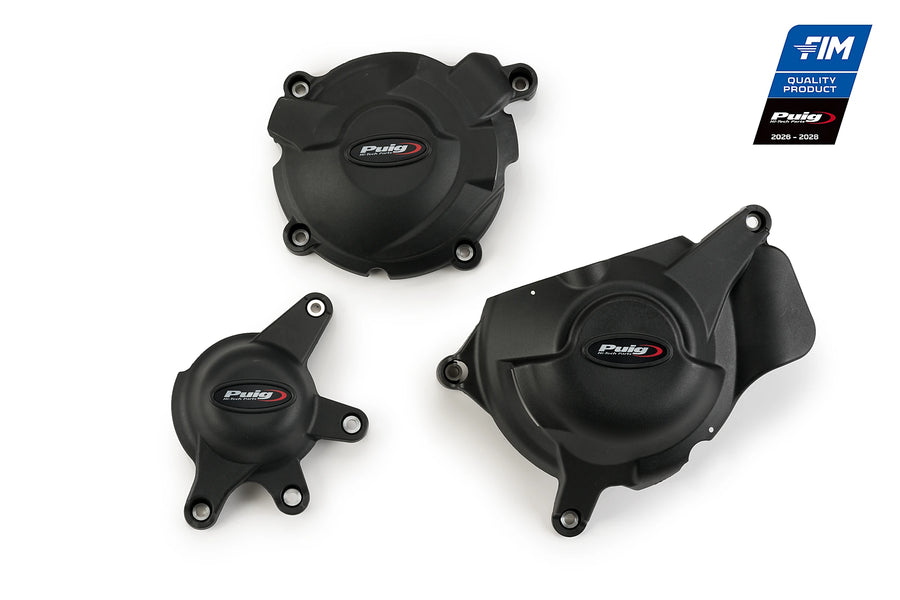 HONDA CBR1000RR - Motorschutzabdeckungs-Kit | Schwarz | PUIG 21510N