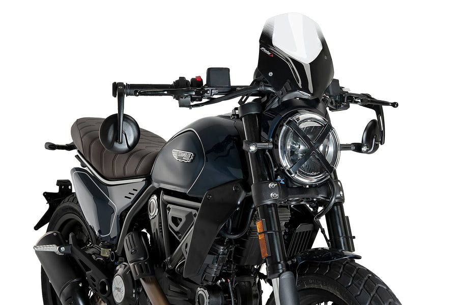 DUCATI Scrambler NA PLNÝ PLYN [2025] - Sportovní čelní sklo nové generace | Jasno | PUIG 21580W