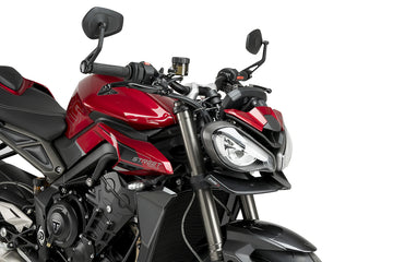 TRIUMPH STREET TRIPLE 765 RS [2023] - Přední spoiler nahý | Matná černá | PUIG 21594J