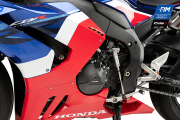 HONDA CBR1000RR - 3er-Kit Motorschutzabdeckungen Track | Schwarz | PUIG 21706N