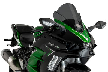 KAWASAKI NINJA H2 SX SE [2025] - Z-Racing obrazovka | Silně tónovaný | PUIG 21714F