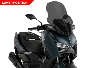 YAMAHA X-MAX 300 TECH MAX + [2024] - V-Tech Line Touring Windshiel | Silně tónovaný | PUIG 21745F