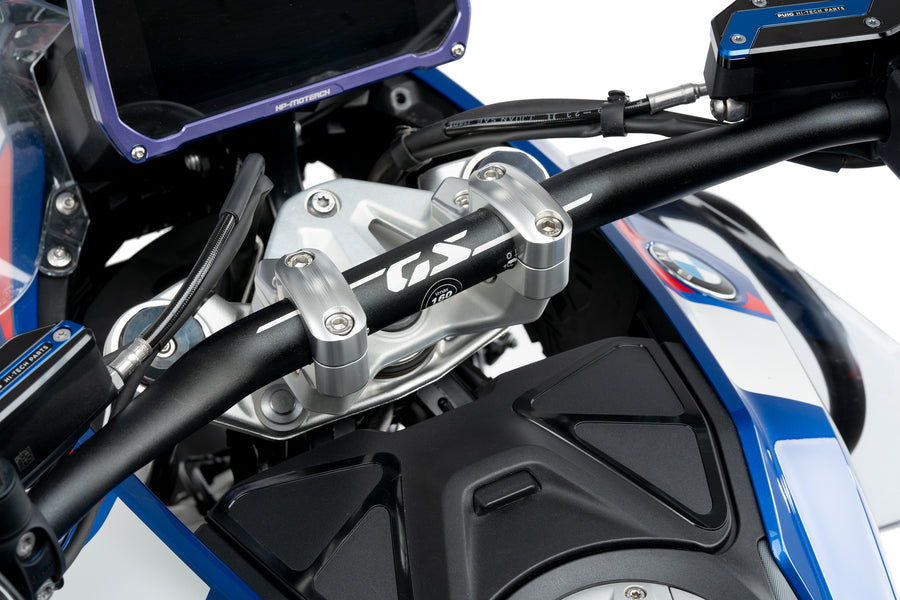BMW R 1300 GS TROPHY [2025] – Stahovací nástavce řídítek – stříbrné