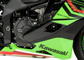 KAWASAKI ZX-4RR NINJA [2025] – Adaptérová gumová podložka na podnožku „Rider“ – černá