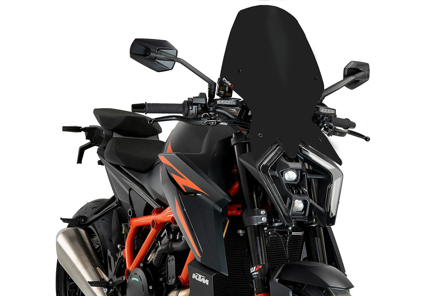 KTM 1390 SUPER DUKE R EVO [2025] - Touring Screen nové generace | Matná černá | PUIG 21907J