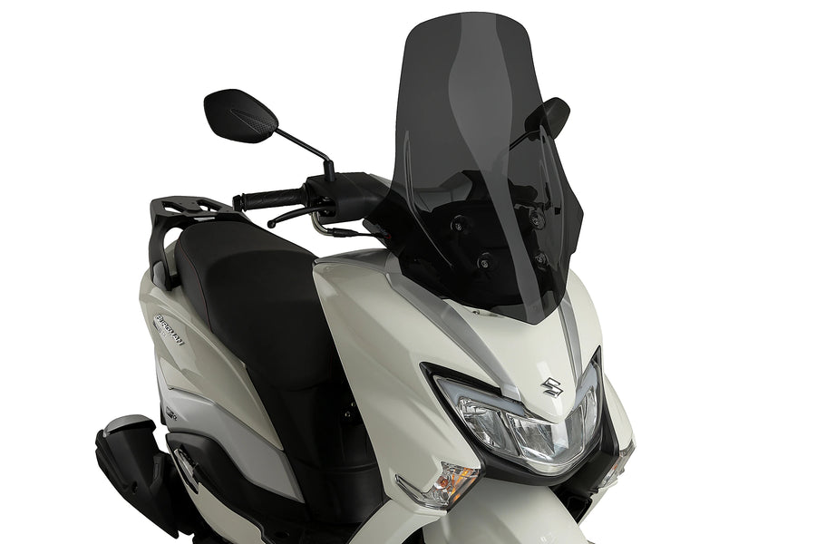 SUZUKI BURGMAN STREET 125EX [2025] - V-Tech Line Touring čelní sklo | Silně tónovaný | PUIG 21926F