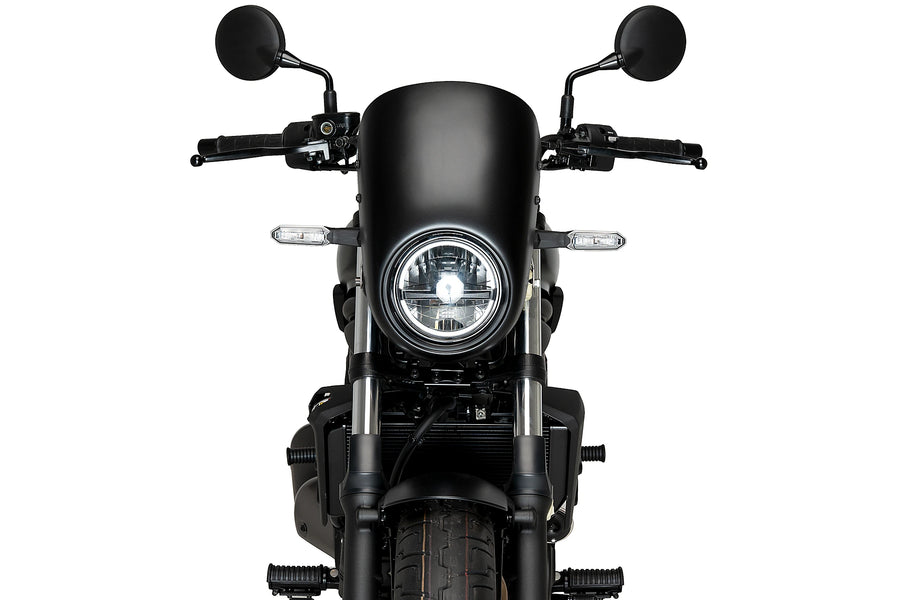 KAWASAKI ELIMINATOR 500 SE [2025] - poloviční kapotáž PUIG Anarchy | Matná černá | PUIG 21944J