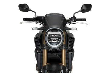 HONDA CB 650 R NEO SPORTS CAFE [2025] - ALU-Frontplatte | Schwarz | PUIG 21963N