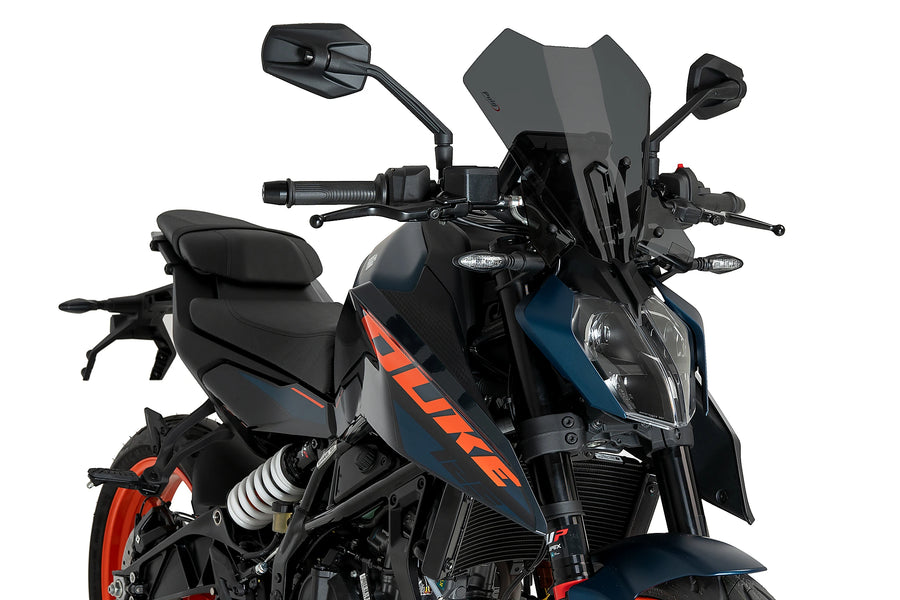 KTM 390 DUKE [2025] - PUIG cestovní čelní sklo nové generace | Silně tónovaný | PUIG 21998F