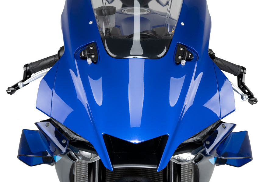 YAMAHA YZF-R1M [2025] – Krytky zpětných zrcátek se sadou ukazatelů směru – Černá