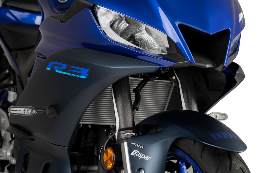 KTM RC 390 [2025] – Samolepka sady na ochranu vidlice – Černá