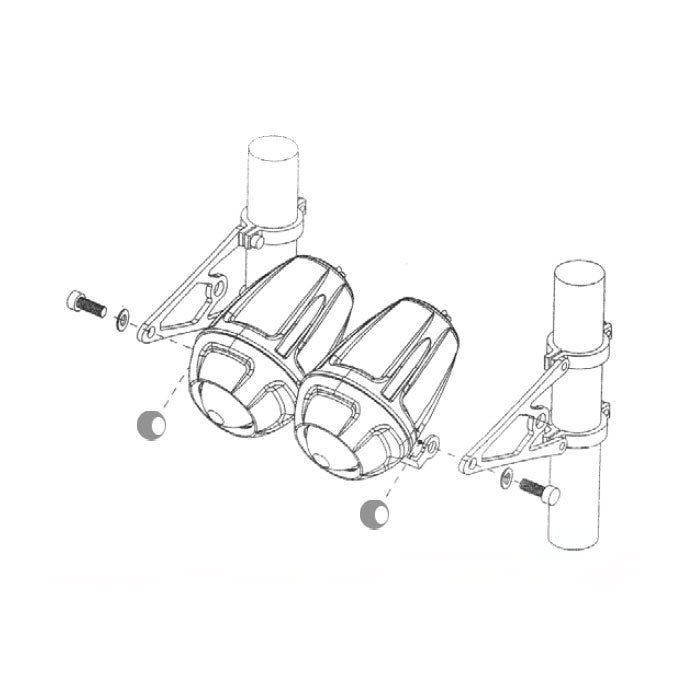 CNC-Lampenhalter-Set