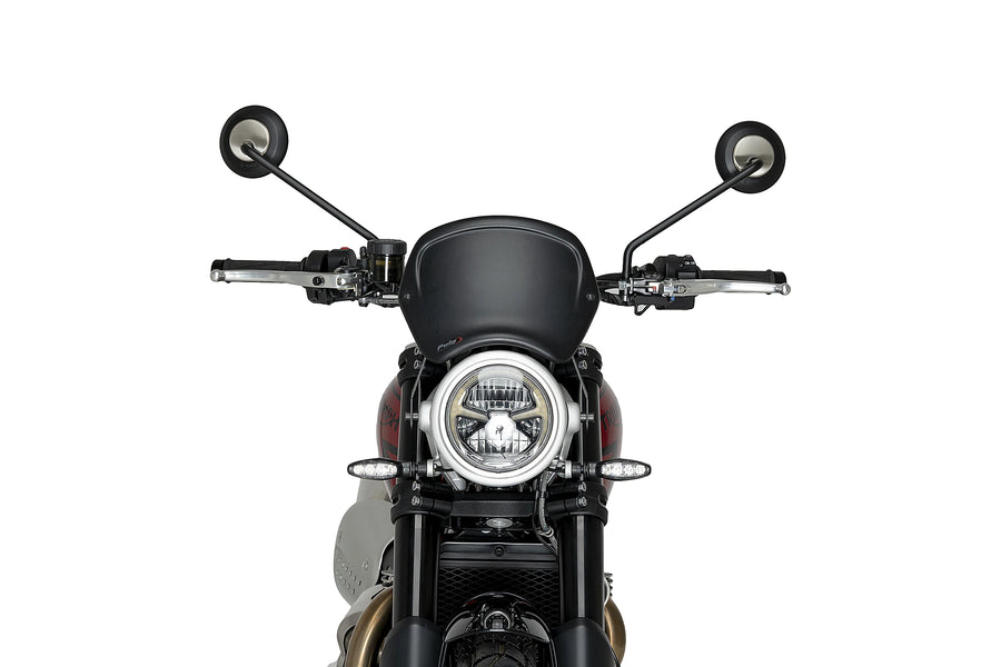 TRIUMPH Scrambler 1200X [2025] - přední panel PUIG z ABS | Matná černá | PUIG 22223J