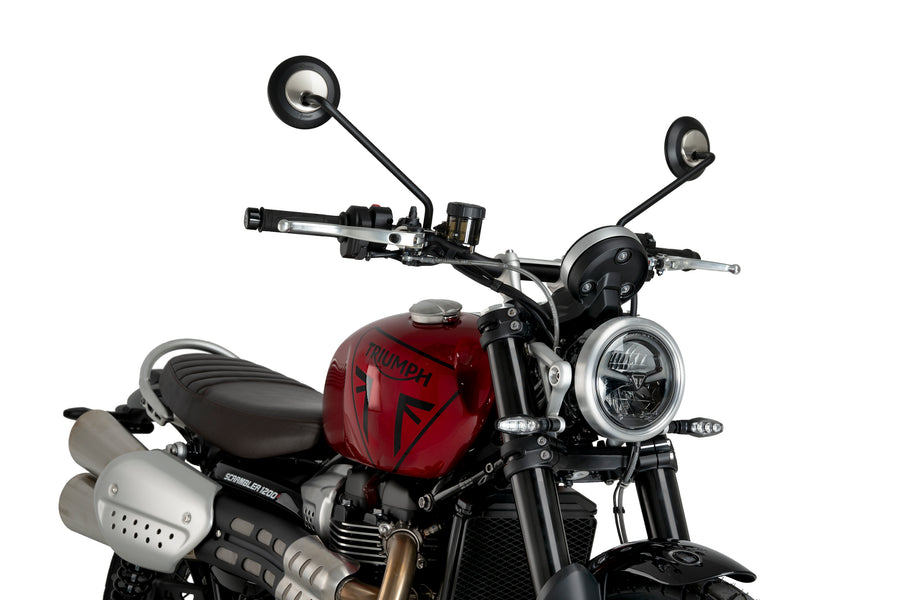 TRIUMPH Scrambler 1200X [2025] – ALU čelní deska – černá