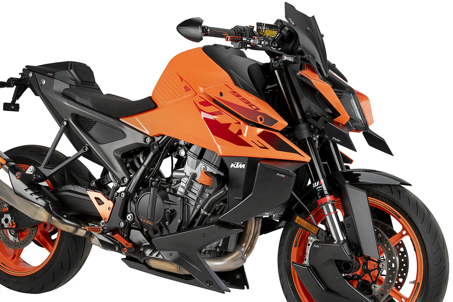 KTM 990 DUKE R [2025] - přední spoiler | Matná černá | PUIG 22228J