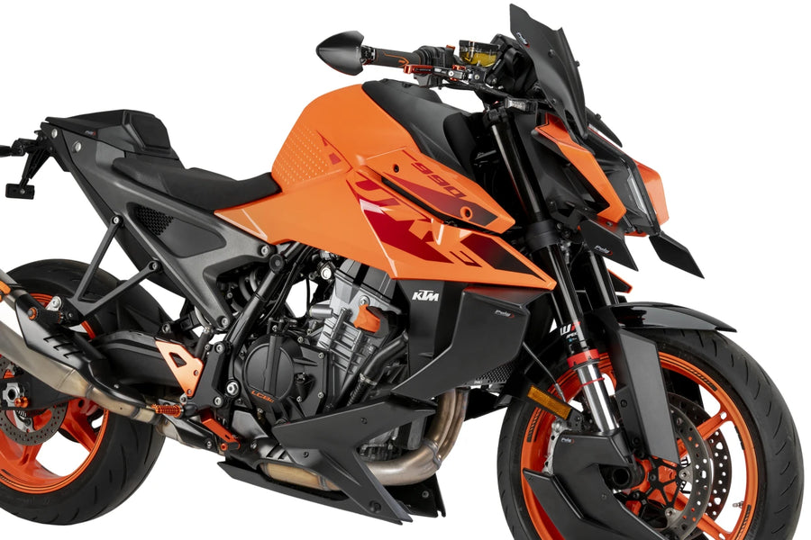 KTM 990 DUKE R [2025] – přední spoiler – karbonový vzhled