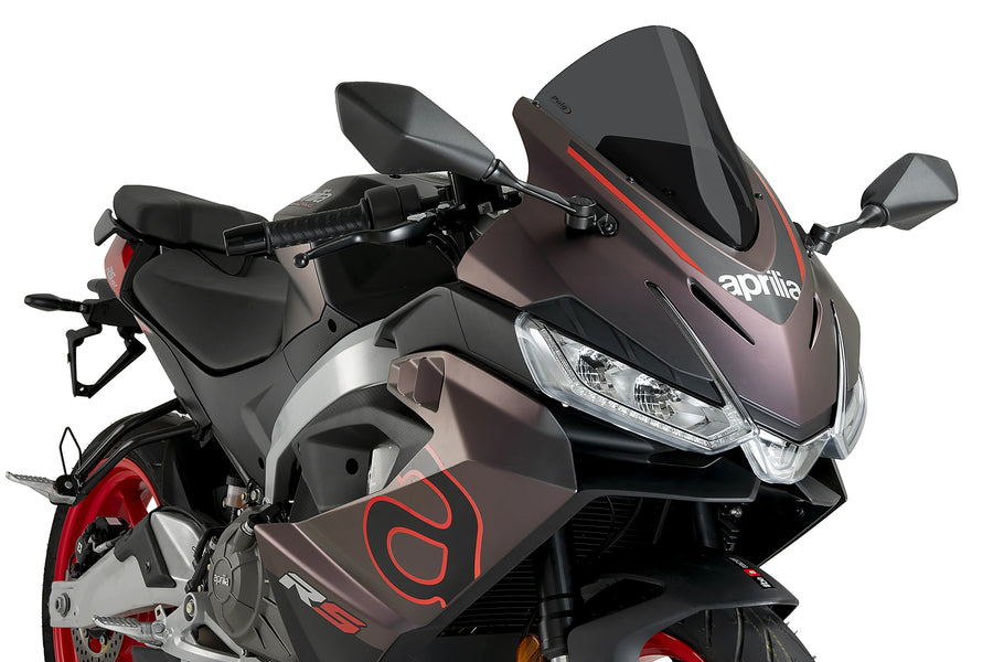 APRILIA RS 457 [2025] - obrazovka PUIG R-Racer | Silně tónovaný | PUIG 22274F