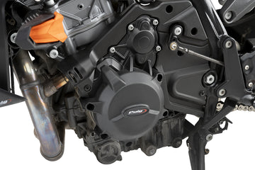 KTM 990 DUKE 2024–2025 - 3er-Kit Motorschutzabdeckungen | Schwarz | PUIG 22347N