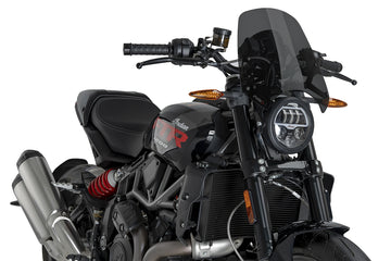 INDIAN FTR 1200 SPORT [2025] - PUIG New Generation Sport Windschild | Stark getönt | PUIG 22348F