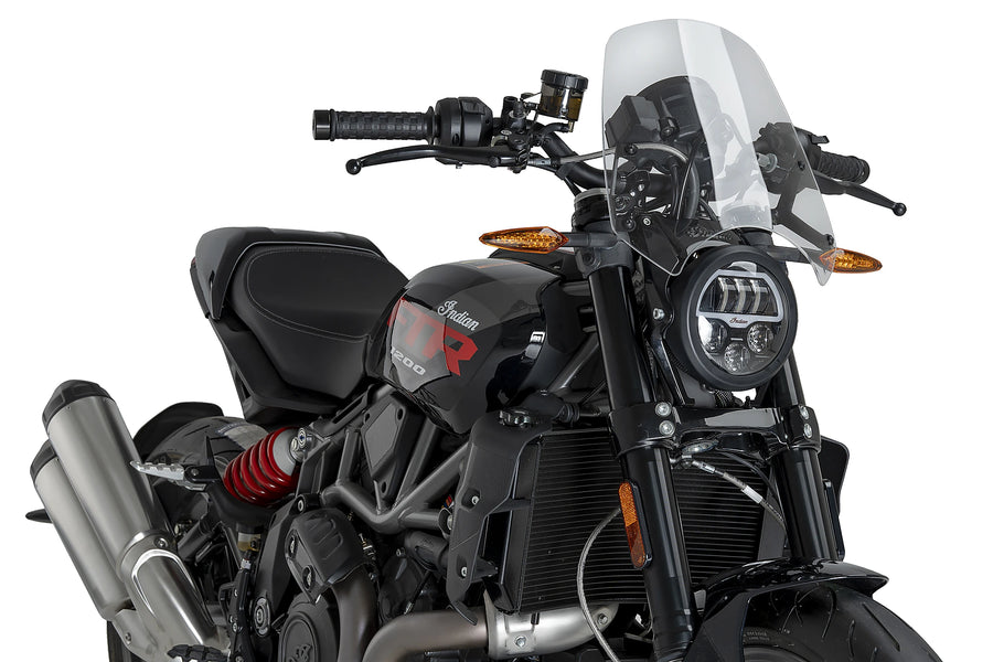 INDIAN FTR 1200 SPORT [2025] - Sportovní čelní sklo nové generace PUIG | Jasno | PUIG 22348W