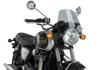 TRIUMPH BONNEVILLE T 120 BLACK [2025] – cestovní obrazovka se spoilerem
