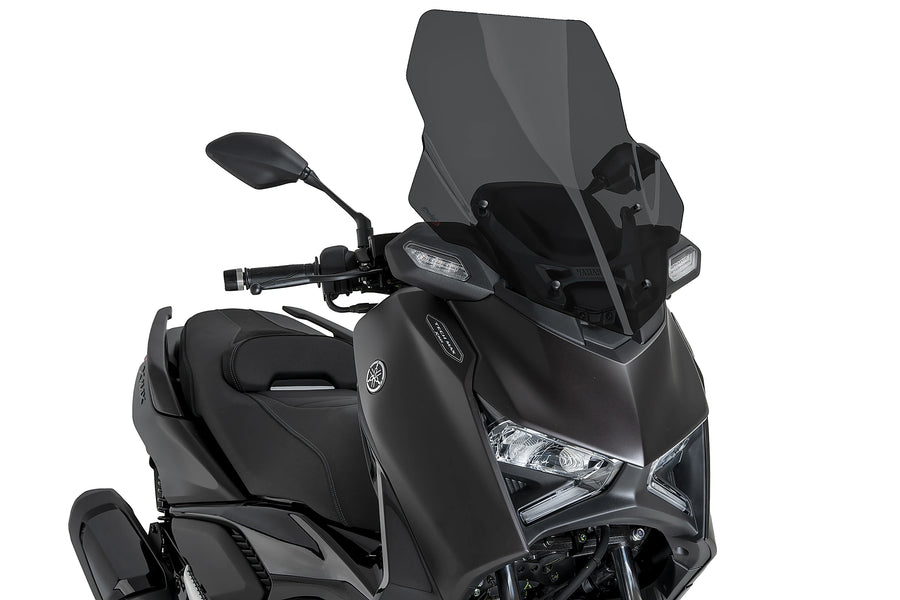 YAMAHA X-MAX 300 TECH MAX + [2025] - Cestovní čelní sklo PUIG V-Tech Line | Silně tónovaný | PUIG 22544F