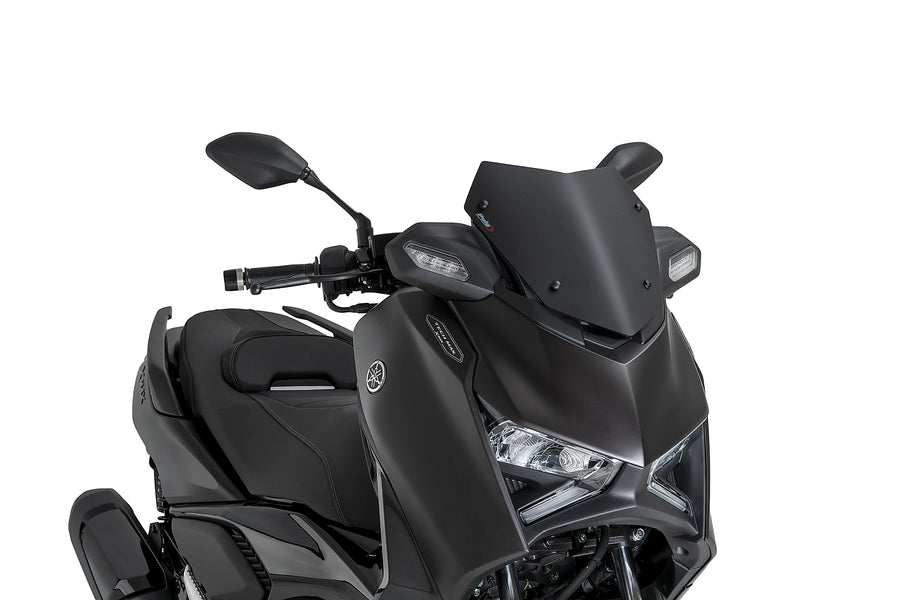YAMAHA X-MAX 300 TECH MAX [2025] - Sportovní čelní sklo V-Tech Line | Matná černá | PUIG 22571J