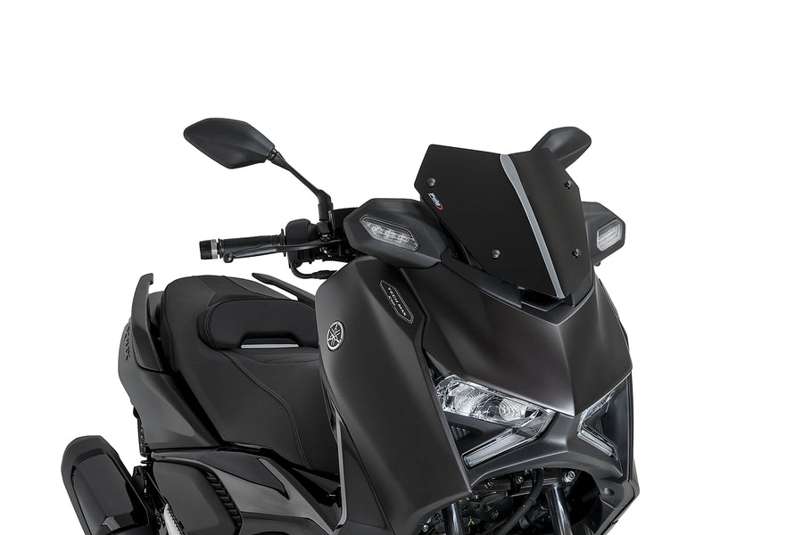 YAMAHA X-MAX 300 TECH MAX [2025] - Sportovní čelní sklo V-Tech Line | Černá | PUIG 22571N