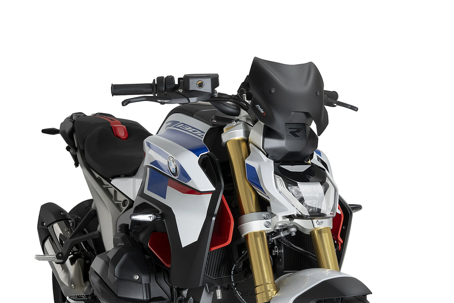 BMW R1300R [2025] - PUIG New Generation Sport Windschild | Mattschwarz | PUIG 22710J