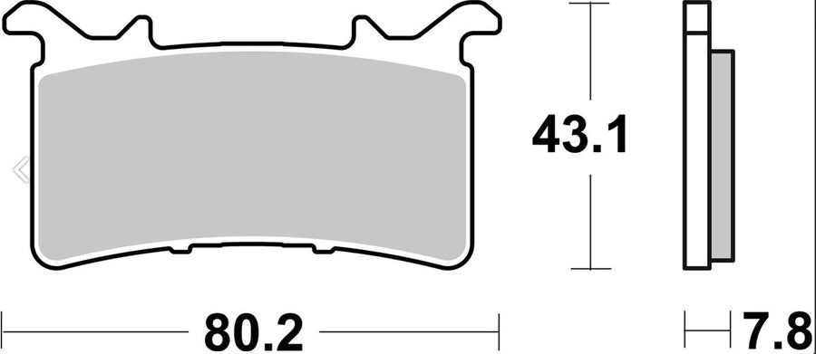 BMW S 1000 [2021-2023] - Dual Sinter brzdové destičky