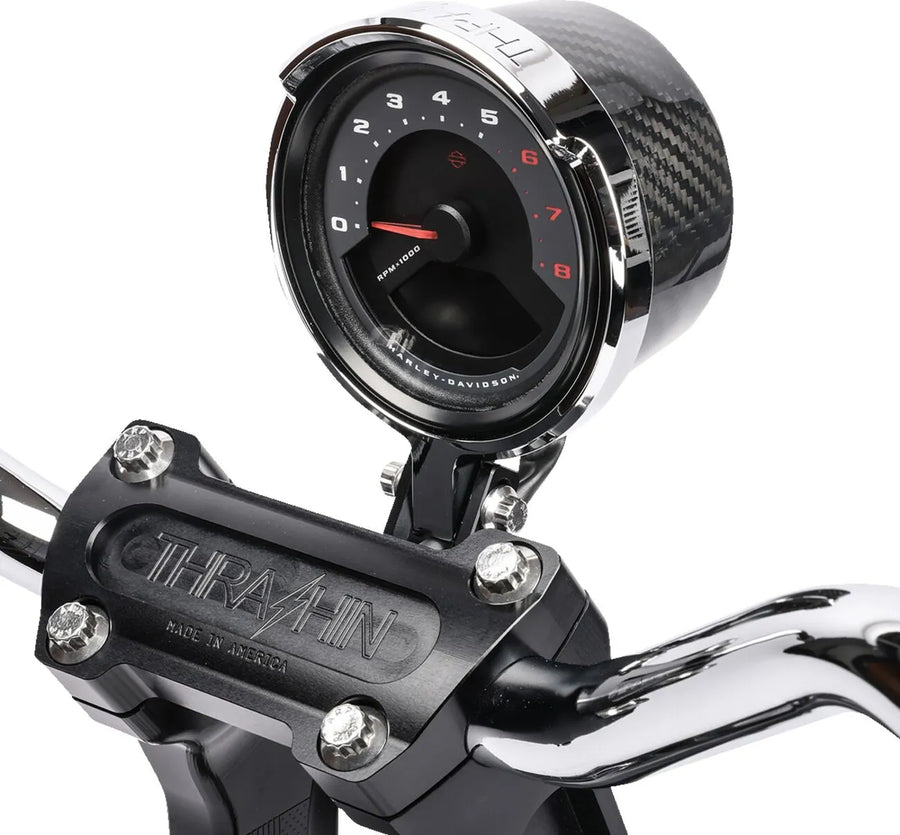 harley davidson fxlrs [THRASHIN SUPPLY CO.] – Softail Gauge Offset Kit