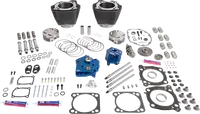Harley-Davidson FLFBS 1923 Softail Fat Boy 117 [2026] - 132" Power Package Motorleistungs-Kit – Oberfläche: Schwarz, Hervorgehobene Lamellen – Bild 7