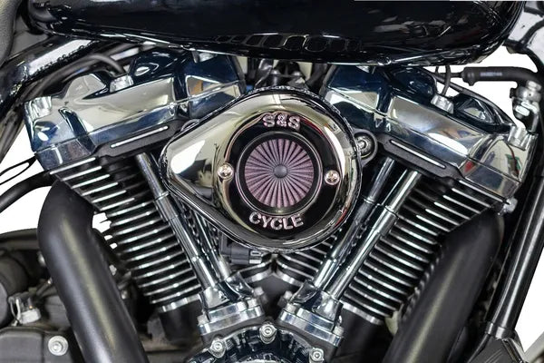 Harley-Davidson FXFB 1750 Softail Fat Bob 107 [2021] - Air Stinger Stealth Luftfiltersatz – Oberfläche: Verchromt – Bild 9