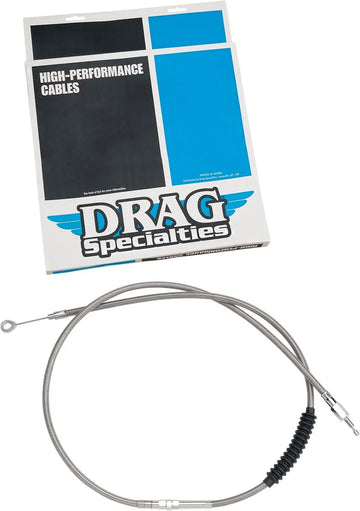 harley davidson fxs [DRAG SPECIALTIES] - Vysoce účinné splétané lanko spojky z nerezové oceli - 0