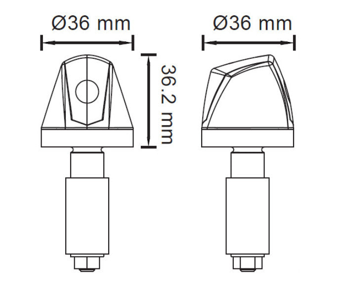 Yamaha MT-07 – Knight LED indikátor konce lišty